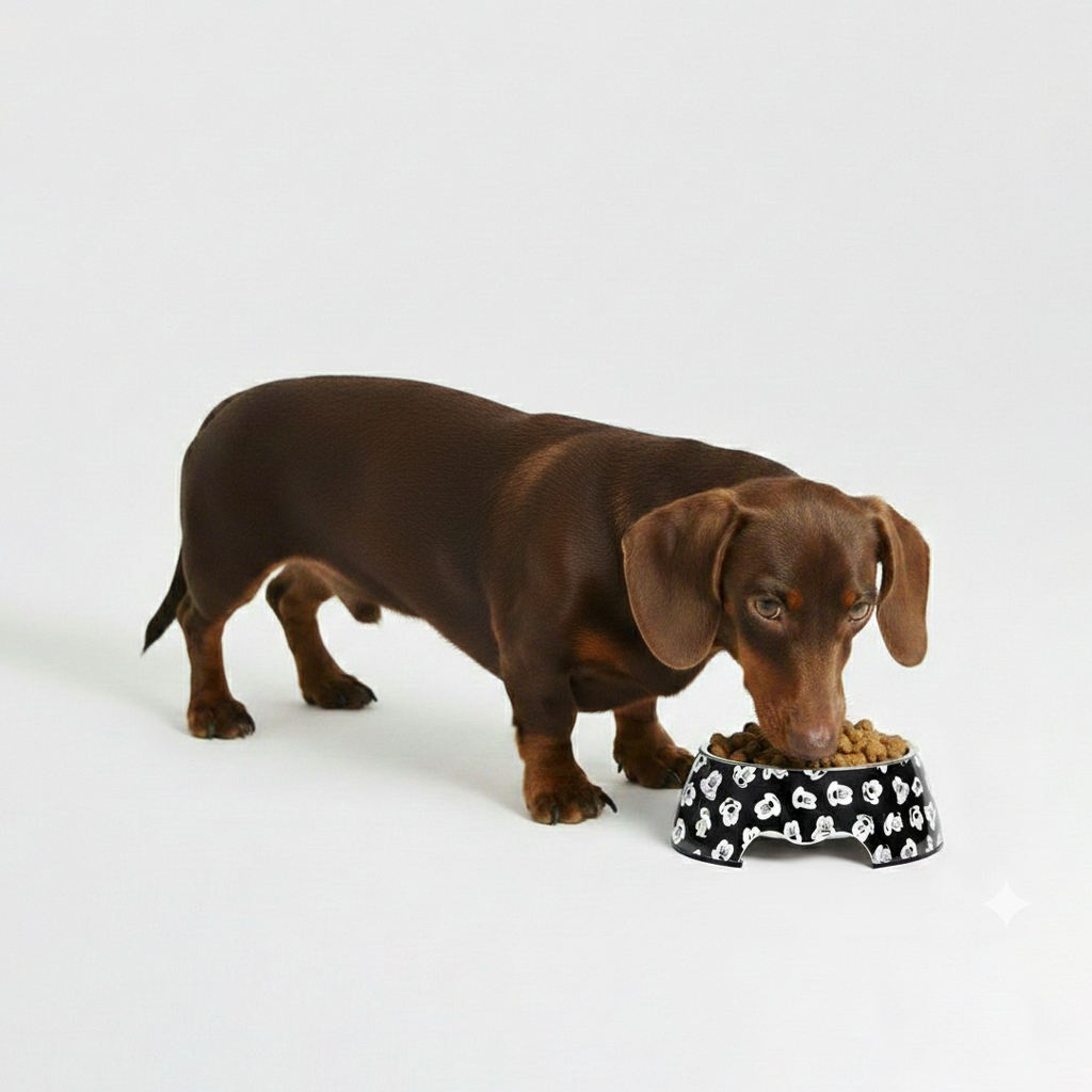 Official Disney Black & White Mickey Melamine Pet Bowl