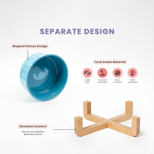 Official Disney Ceramic Bowl Retro Pink