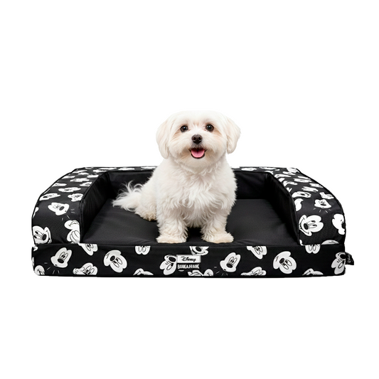 Official Disney Dog Sofa Bed B&W Mickey