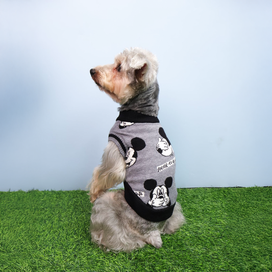 Official Disney Mickey Black & White Sweater