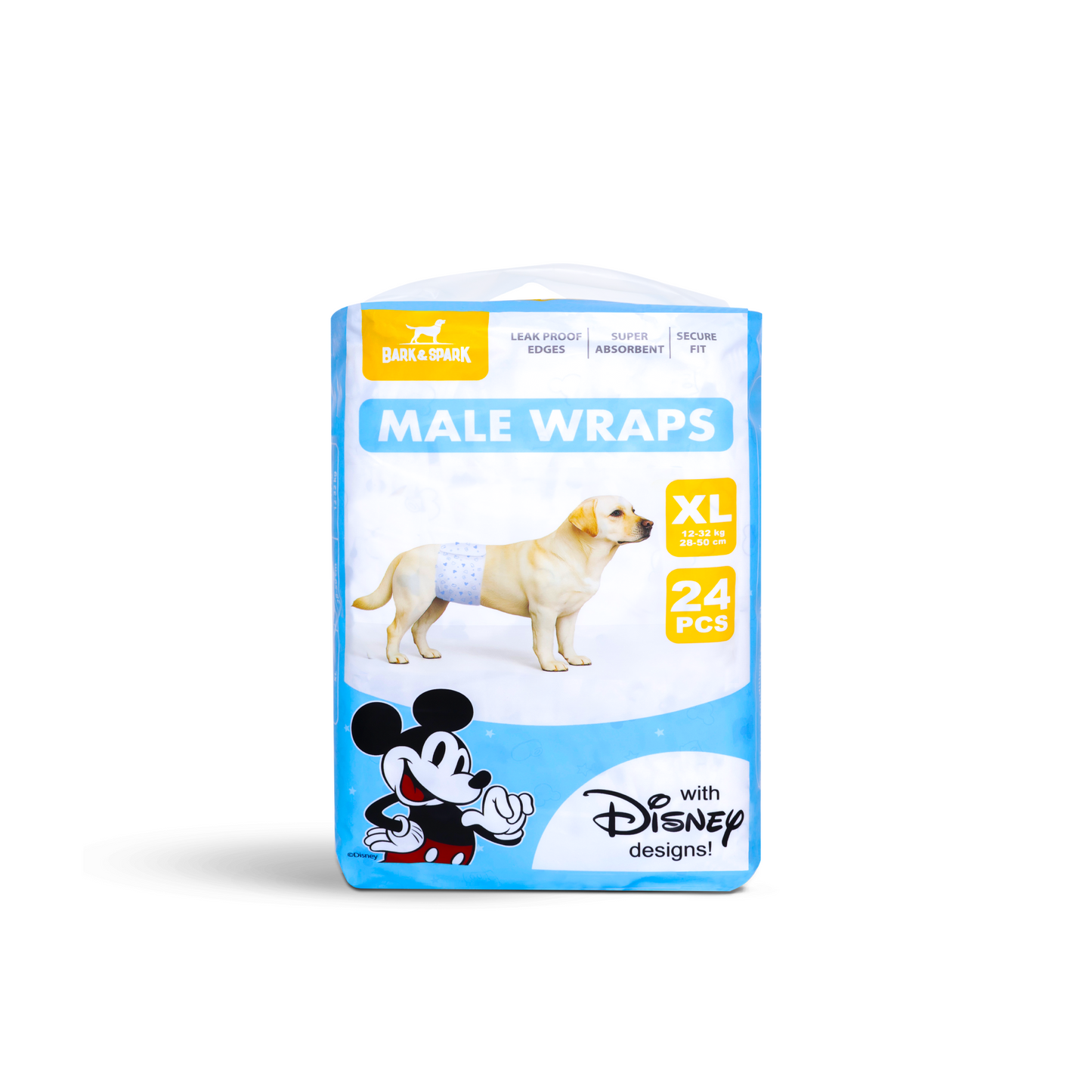 Official Disney Mickey Mouse Male Dog Wrap (BUY 1 GET 1)