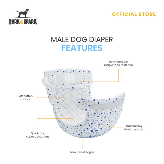 Official Disney Male Dog Wraps