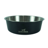 Single Walled Stainless Steel Dog Bowl - Black