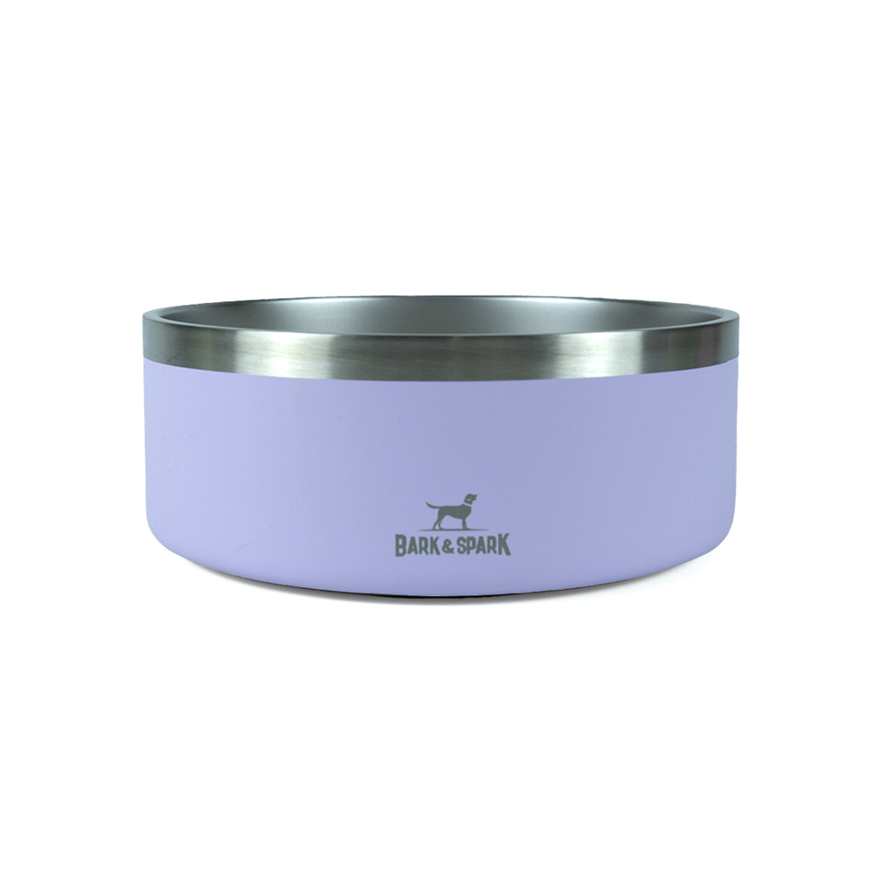 Double Walled Stainless Steel Bowls - Lilac