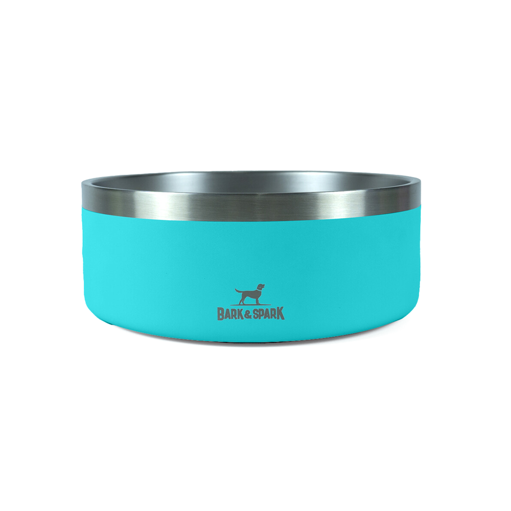Double Walled Stainless Steel Bowls - Aqua