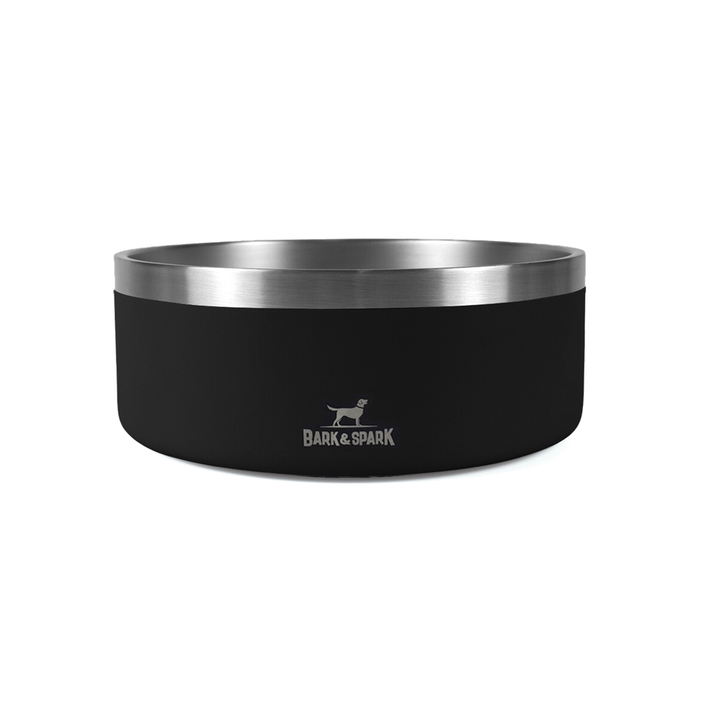 Double Walled Stainless Steel Bowls - Black