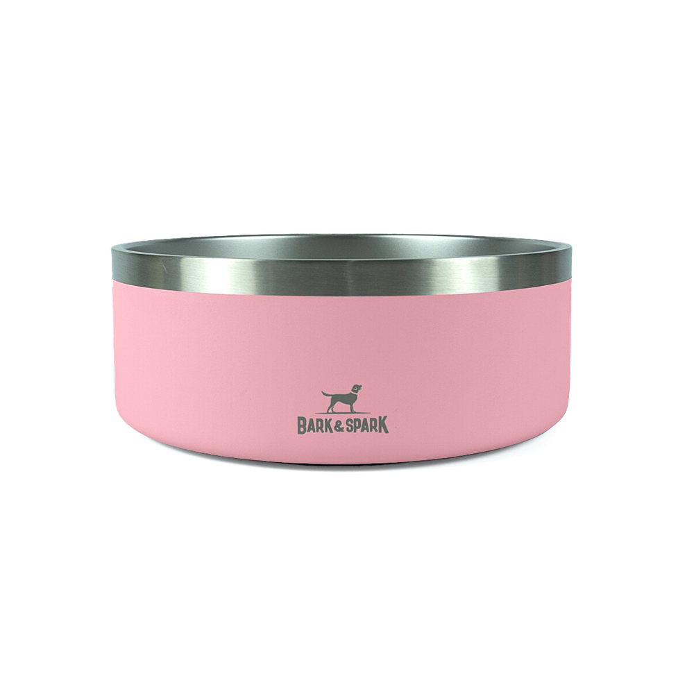 Double Walled Stainless Steel Bowls - Pink