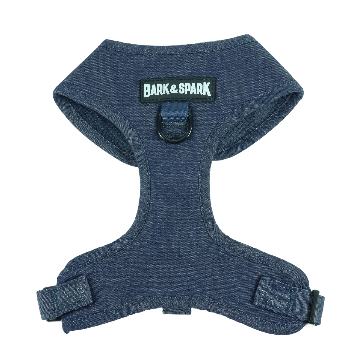 Adjustable Dog Harness - Black Denim