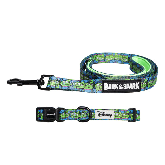 Official Disney Toy Story (Alien Abduction) Dog Collar and Leash Set