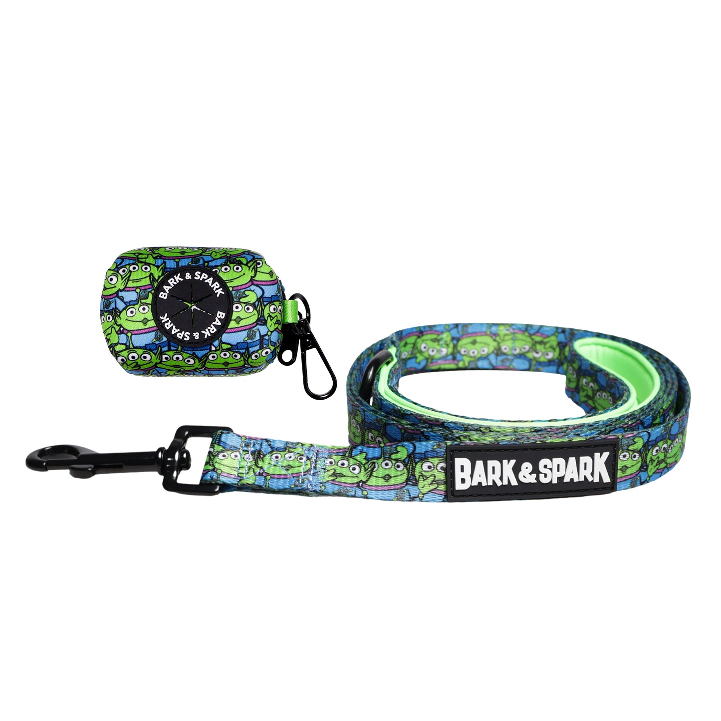 Official Disney Toy Story (Alien Abduction)  Dog Leash and Poop Bag Holder Set