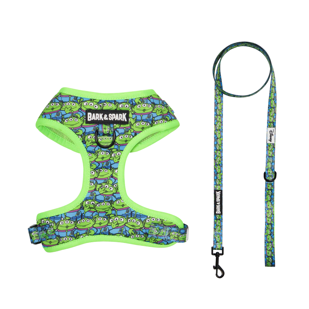 Official Disney Toy Story (Alien Abduction)  Dog Harness and Leash Set