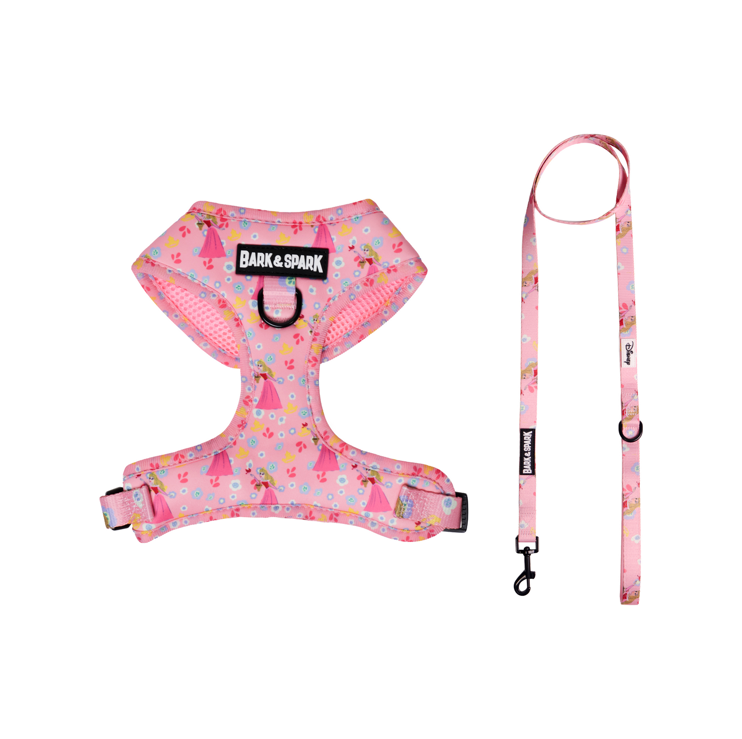Official Disney Princess Aurora Dog Harness and Leash Set