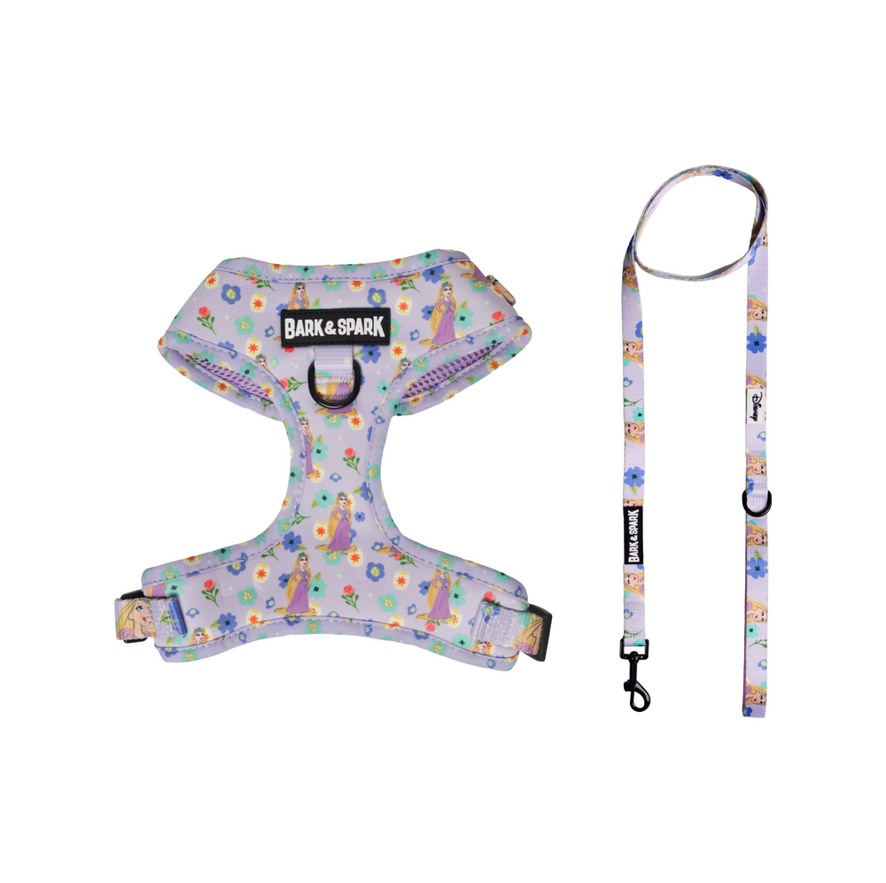 Official Disney Princess Rapunzel Dog Harness and Leash Set