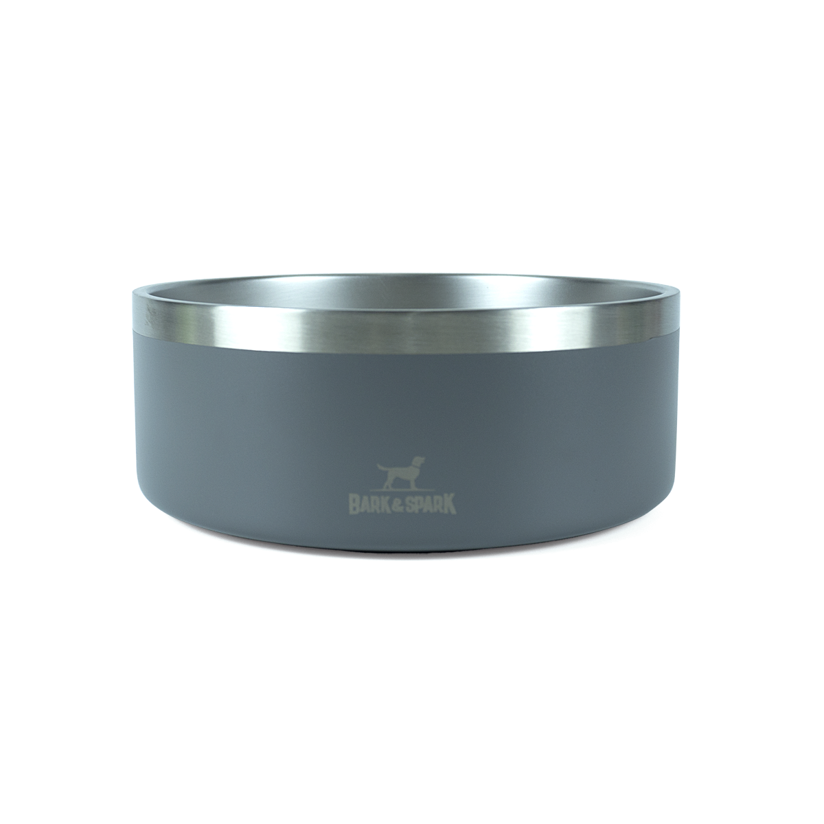 Double Walled Stainless Steel Bowls - Gray