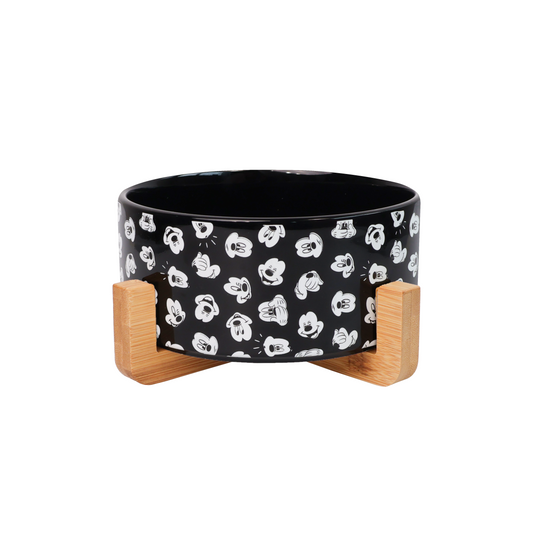 Official Disney  Ceramic Mickey Black & White Bowl