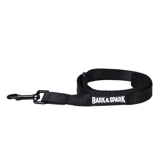 Dog Leash - Spandex Black