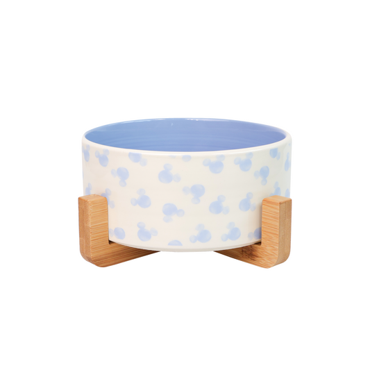 Official Disney Ceramic Bowl Retro Blue