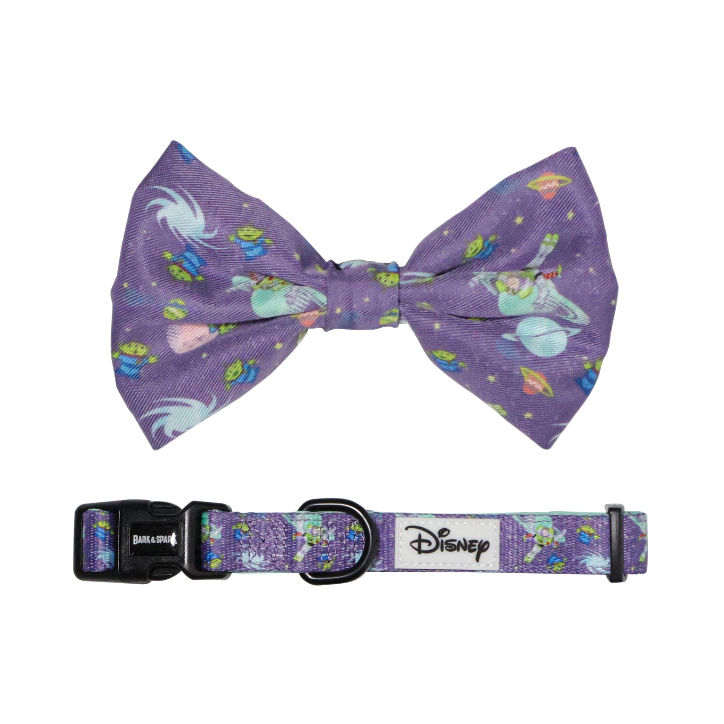 Official Disney Toy Story (Buzz's Space Quest)  Dog Collar and Bow Tie Set