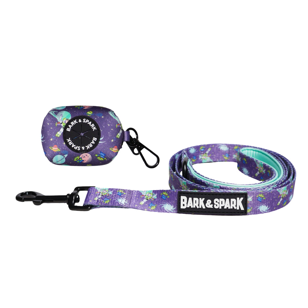 Official Disney Toy Story (Buzz's Space Quest)  Dog Leash and Poop Bag Holder Set