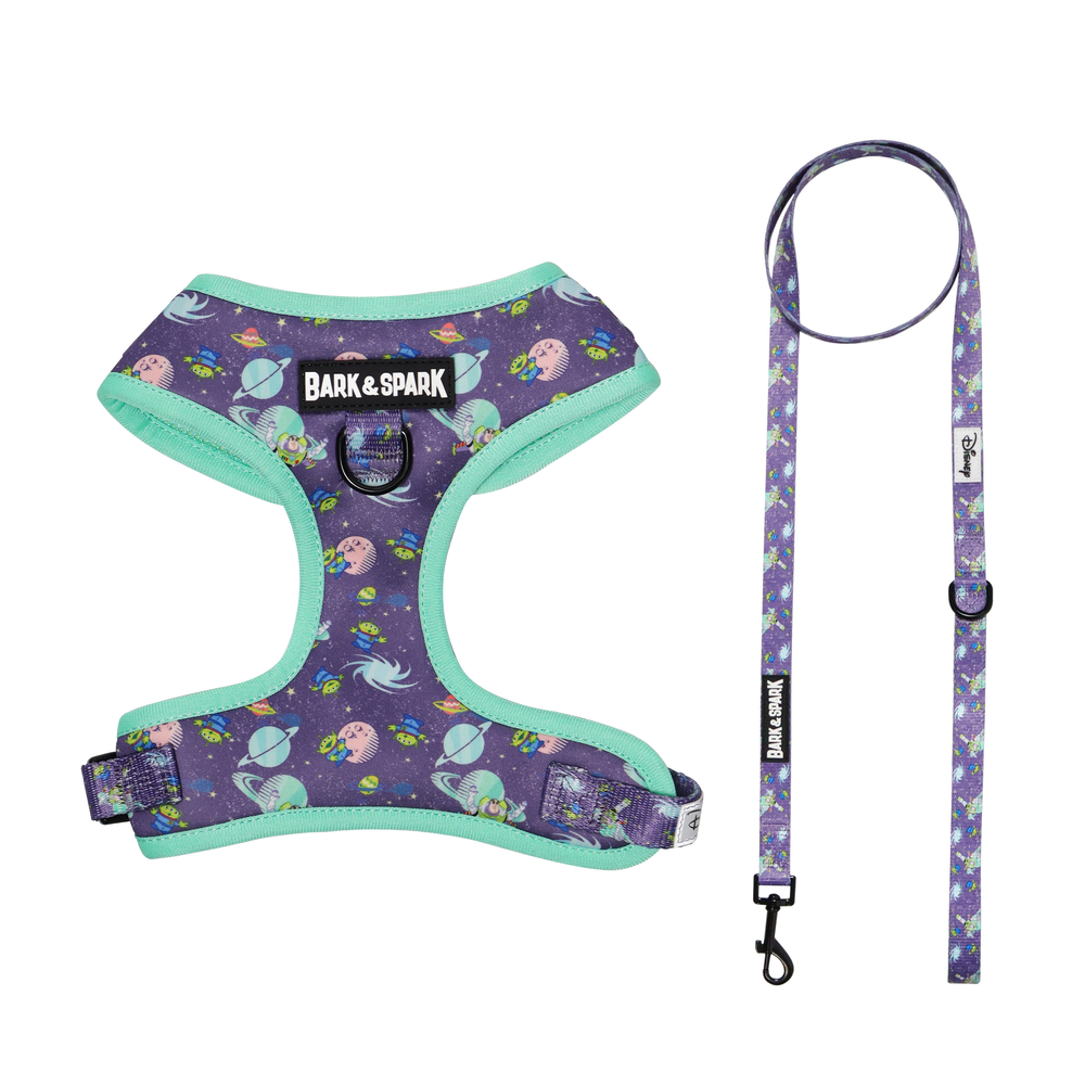 Official Disney Toy Story (Buzz's Space Quest) - Dog Harness and Leash Set