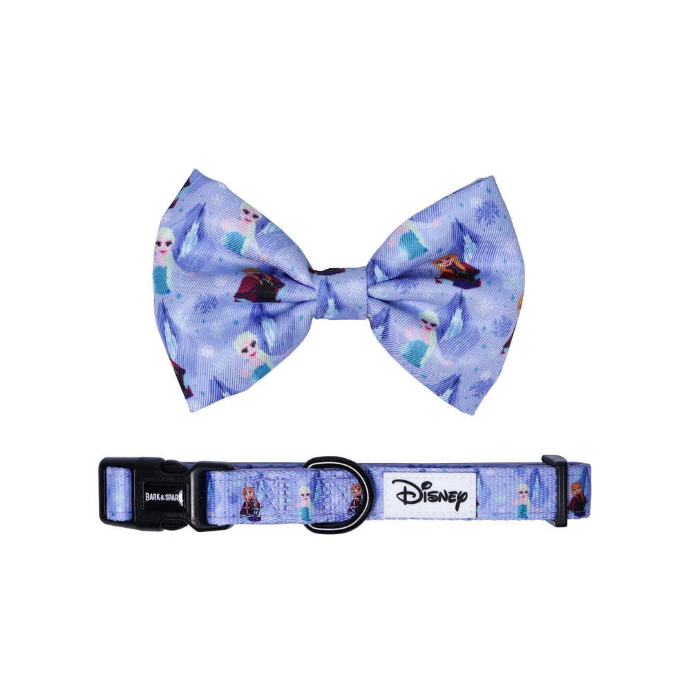 Official Disney Frozen (Snow Sisters)  Dog Collar and Bow Tie Set