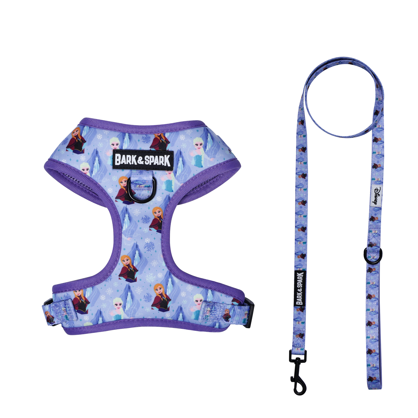 Official Disney Frozen (Snow Sisters)  Dog Harness and Leash Set