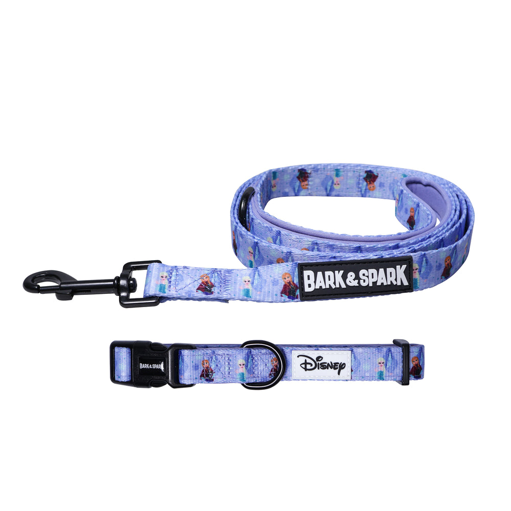 Official Disney Frozen (Snow Sisters)  Dog Collar and Leash Set
