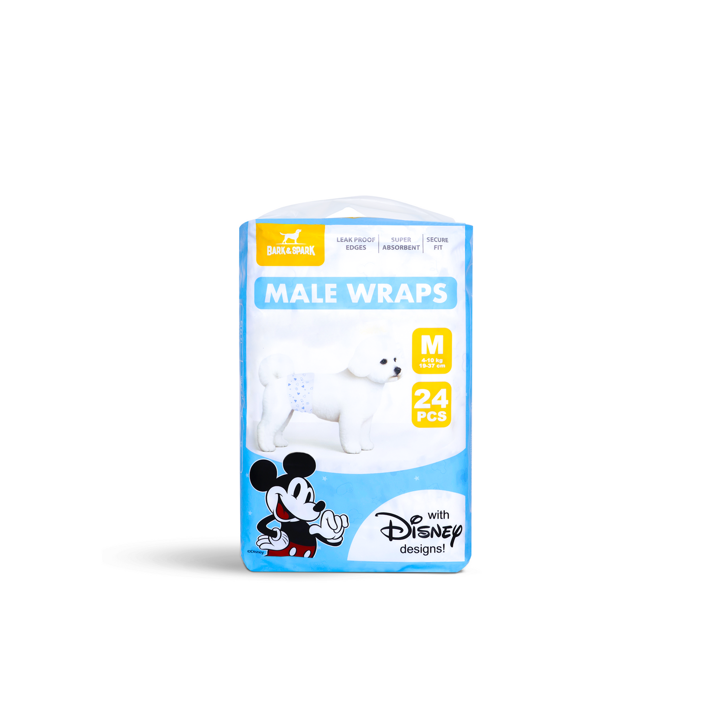 Official Disney Mickey Mouse Male Dog Wrap (BUY 1 GET 1)