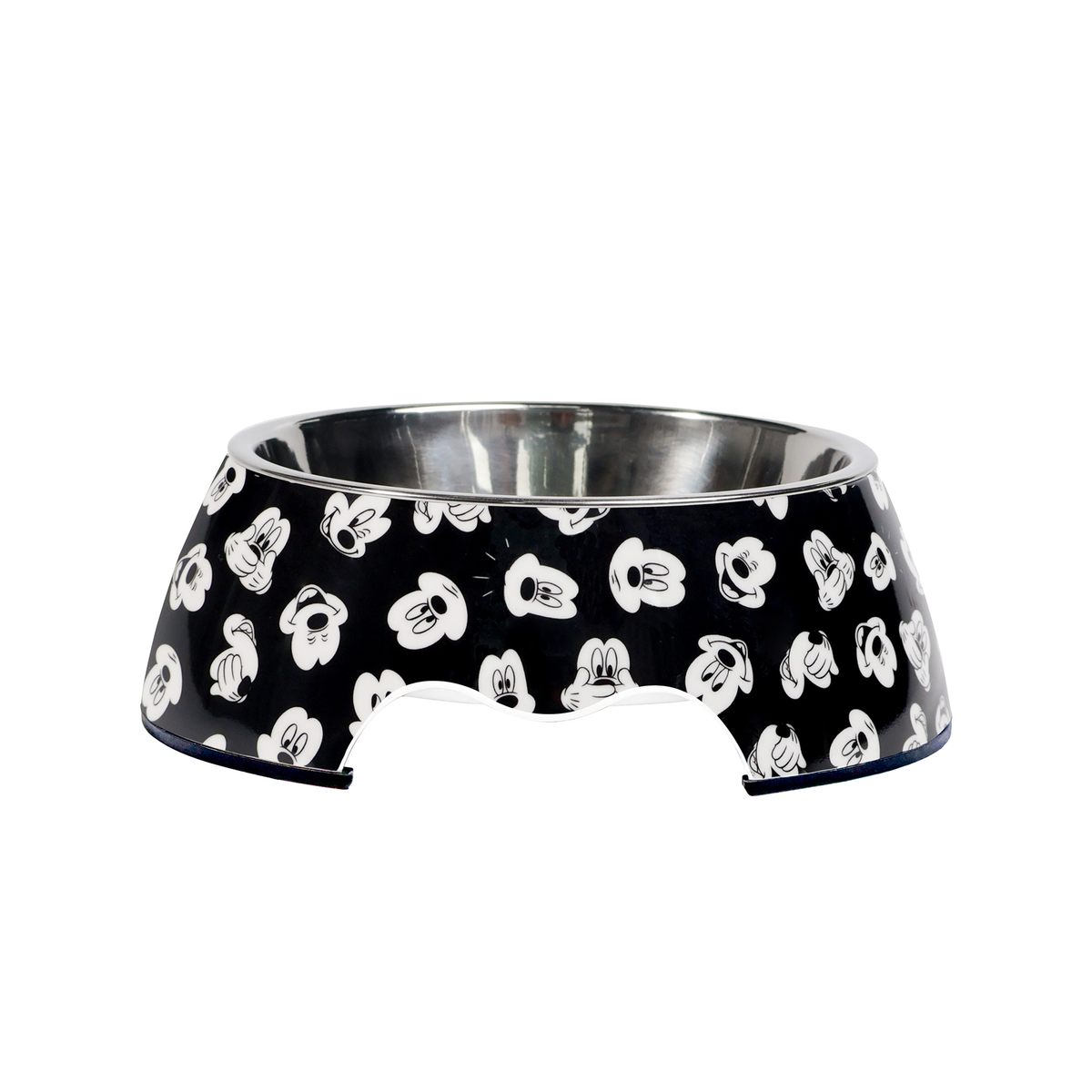Official Disney Black & White Mickey Melamine Pet Bowl