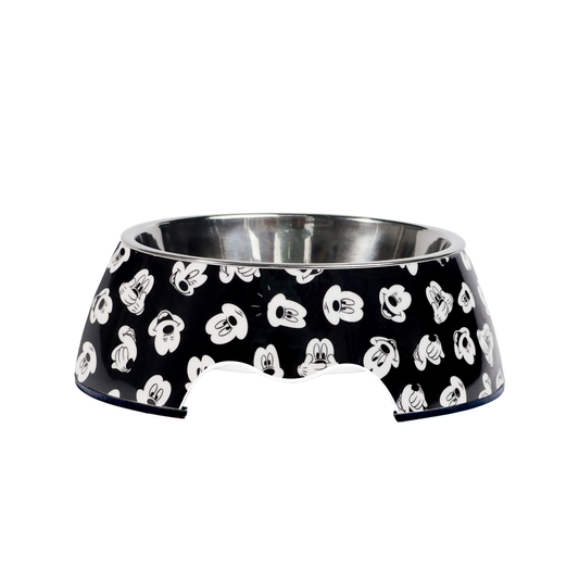 Official Disney Black & White Mickey Melamine Pet Bowl