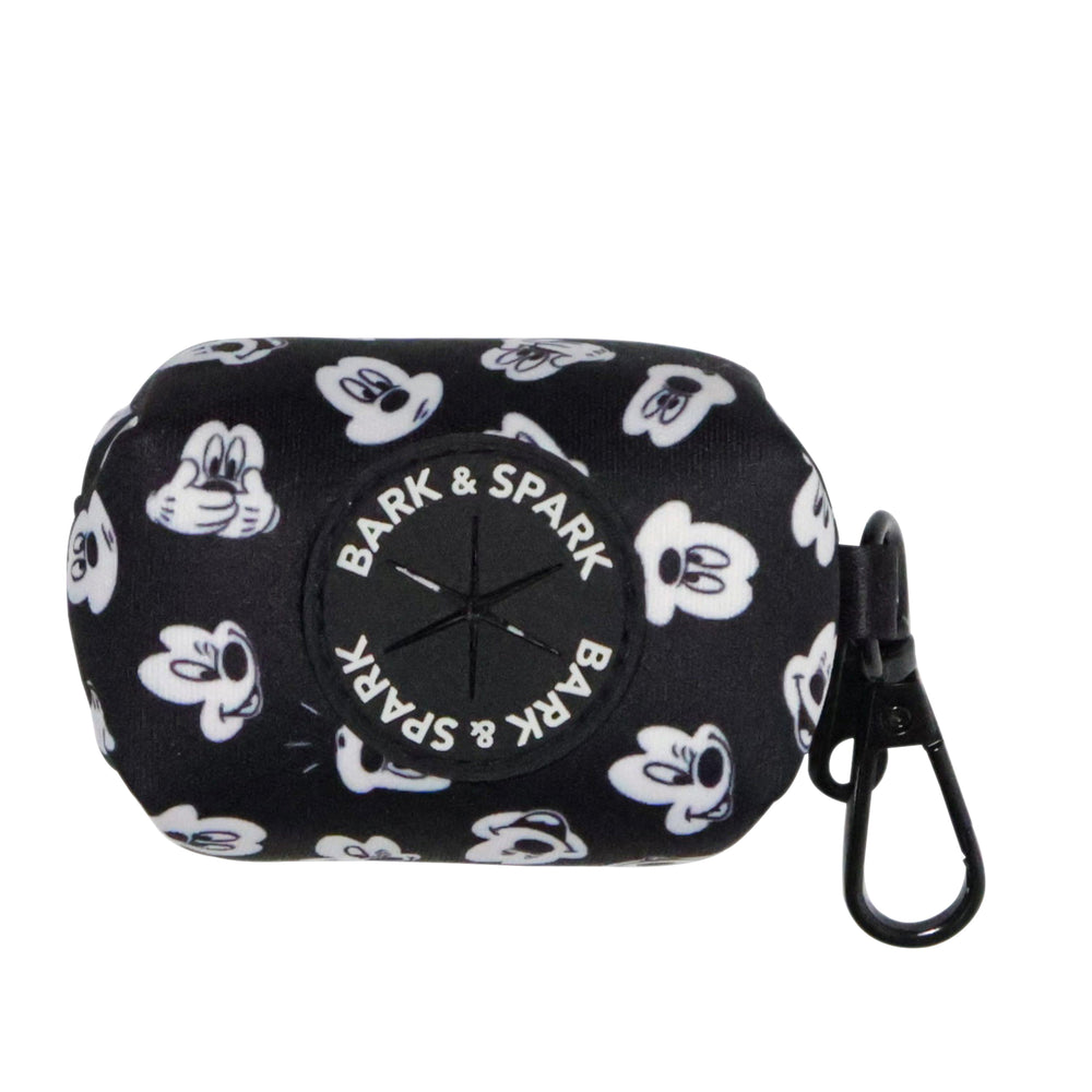 Official Disney Mickey Mouse (Classic Black & White) Poop Bag Holder