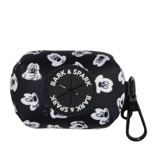 Official Disney Mickey Mouse (Classic Black & White) Poop Bag Holder