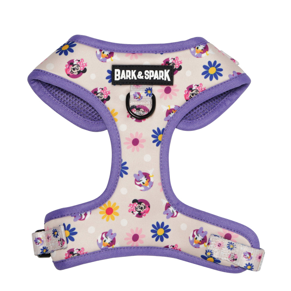 Official Disney Mickey & Friends (Flower Power) Adjustable Dog Harness