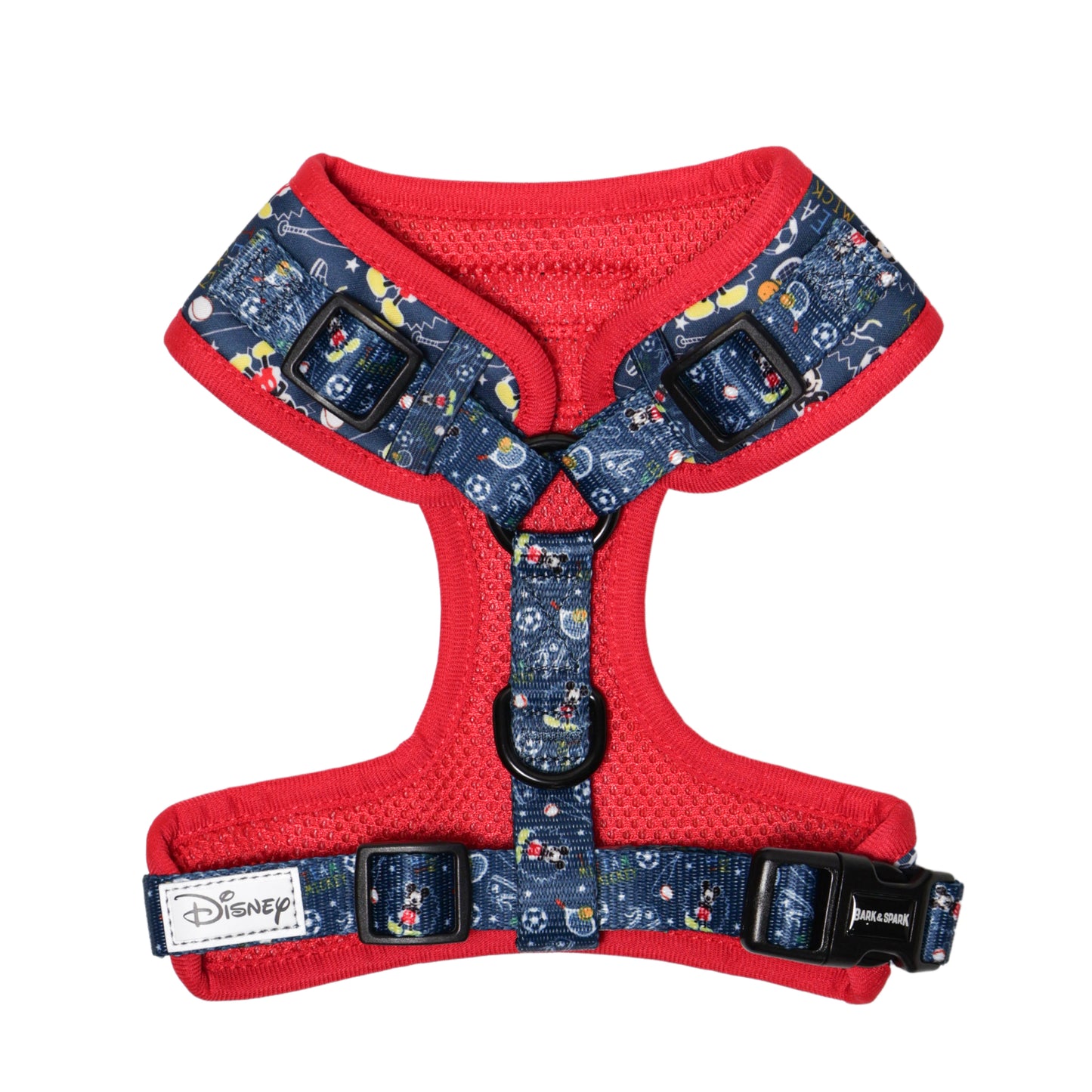 Official Disney  Mickey Mouse (Dream Team) Adjustable Dog Harness