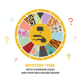 Dog Leash and Poop Bag Holder Set - Mystery