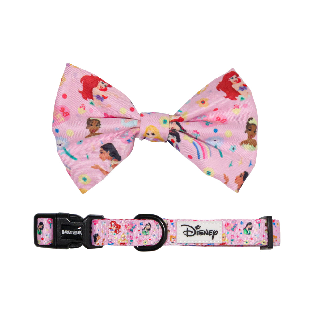 Official Disney Princess (Be True)  Dog Collar and Bow Tie Set