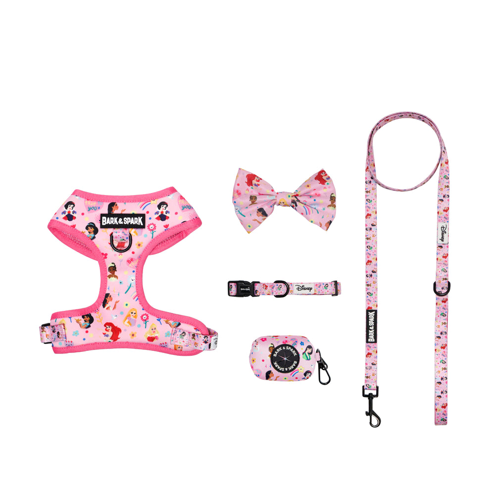 Official Disney Princess (Be True)  Complete Dog Harness Set