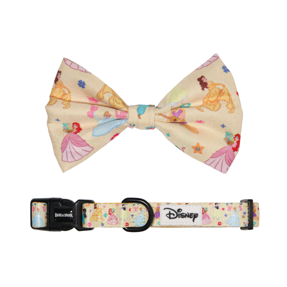 Official Disney Princess (Royal Ball)  Dog Collar and Bow Tie Set