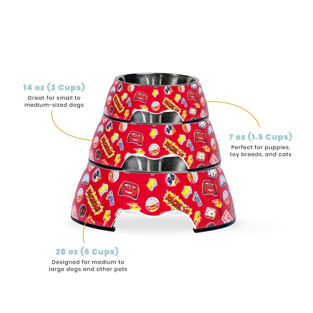 Official Disney Cars Melamine Pet Bowl
