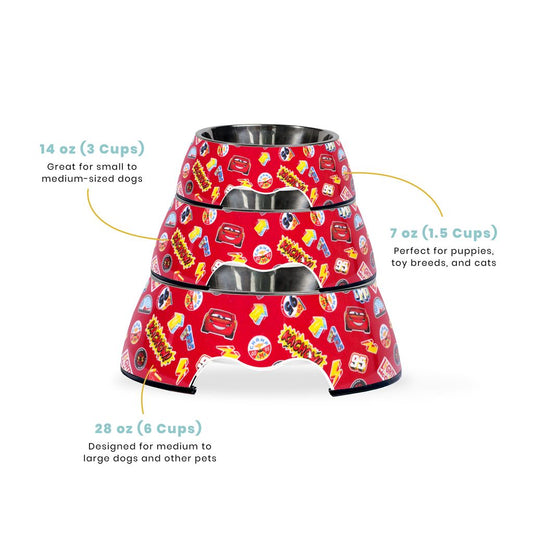 Official Disney Cars Melamine Pet Bowl