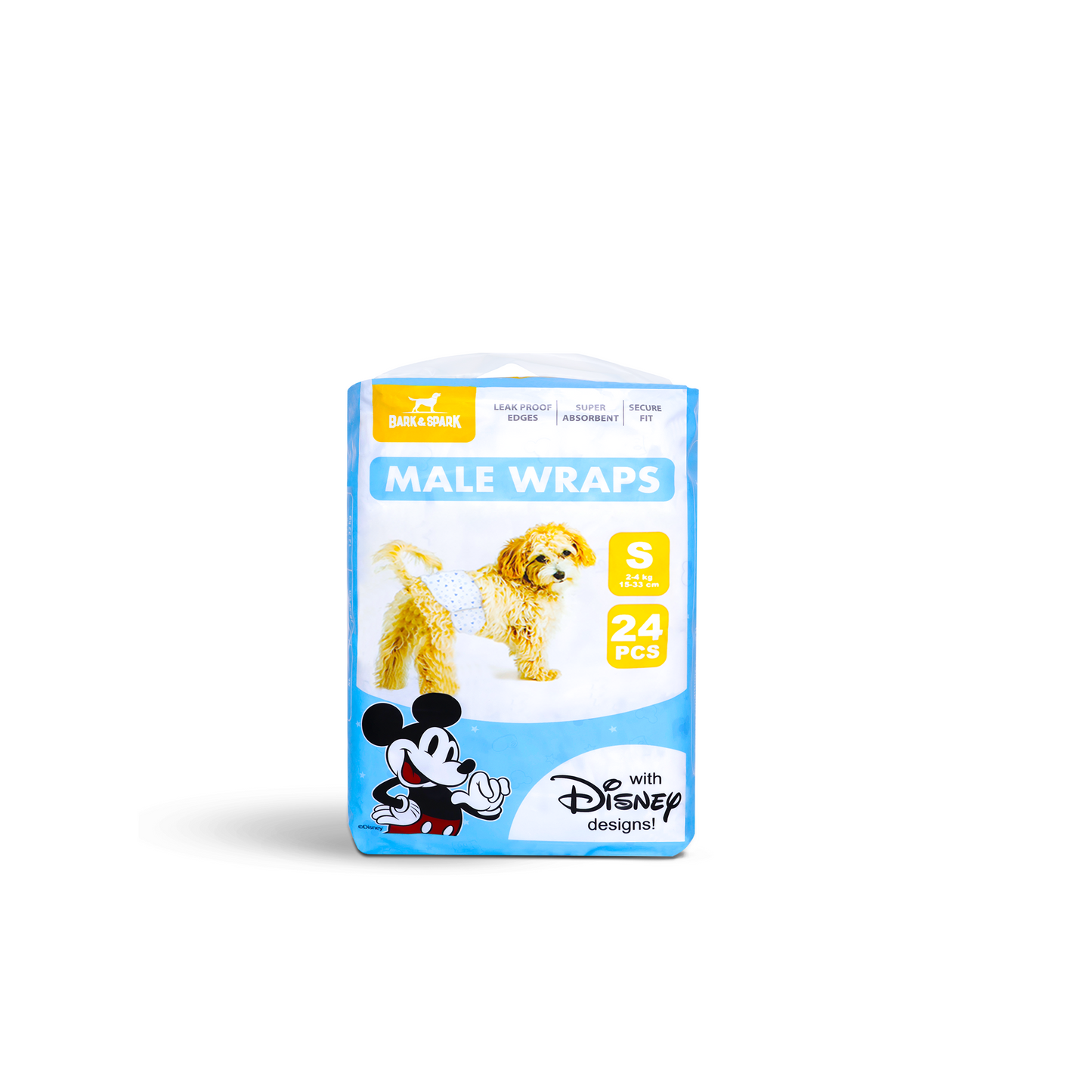 Official Disney Mickey Mouse Male Dog Wrap (BUY 1 GET 1)