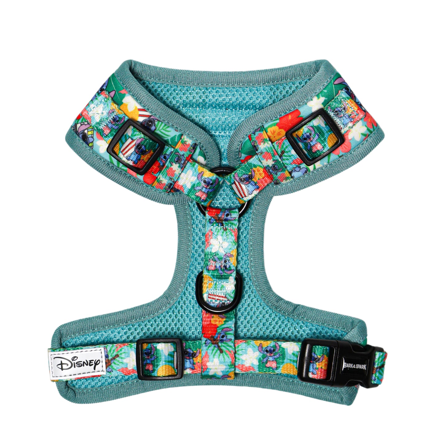 Official Disney Lilo & Stitch (Hawaiian Vibes) Adjustable Dog Harness