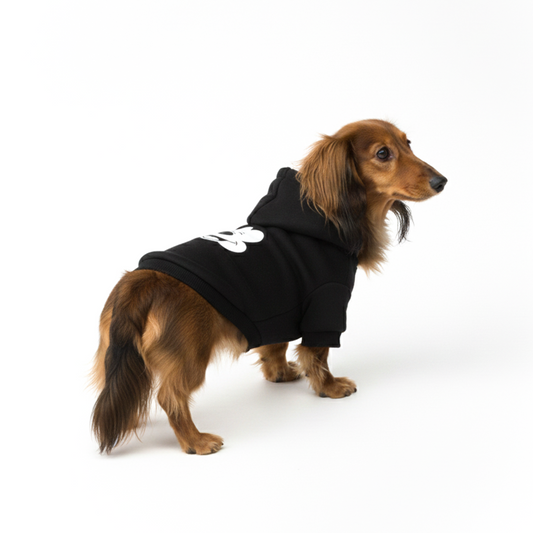 Official Disney Hoodie Classic B&W