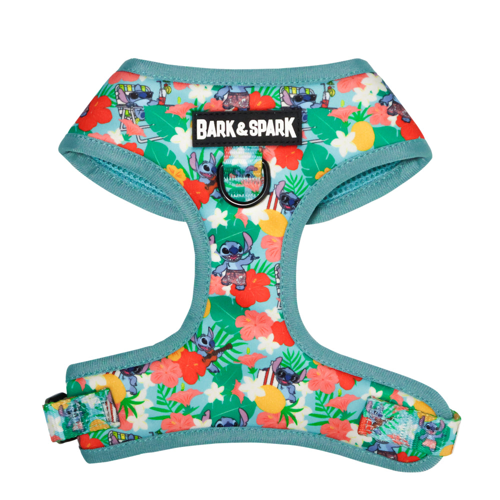 Official Disney Lilo & Stitch (Hawaiian Vibes) Adjustable Dog Harness