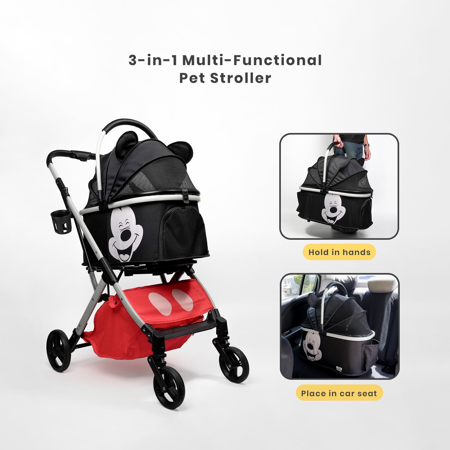 Official Disney  Mickey Pet Stroller