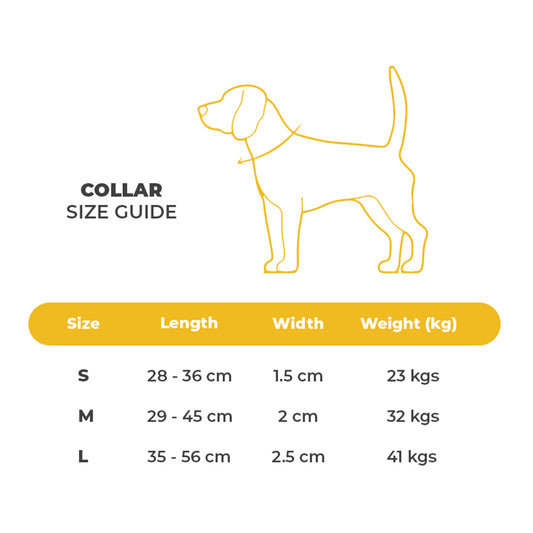 Dog Collar - Black Denim