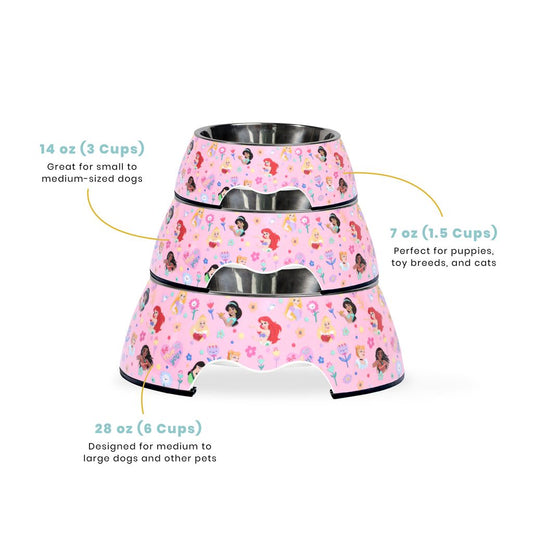 Official Disney Princess Be True Melamine Pet Bowl