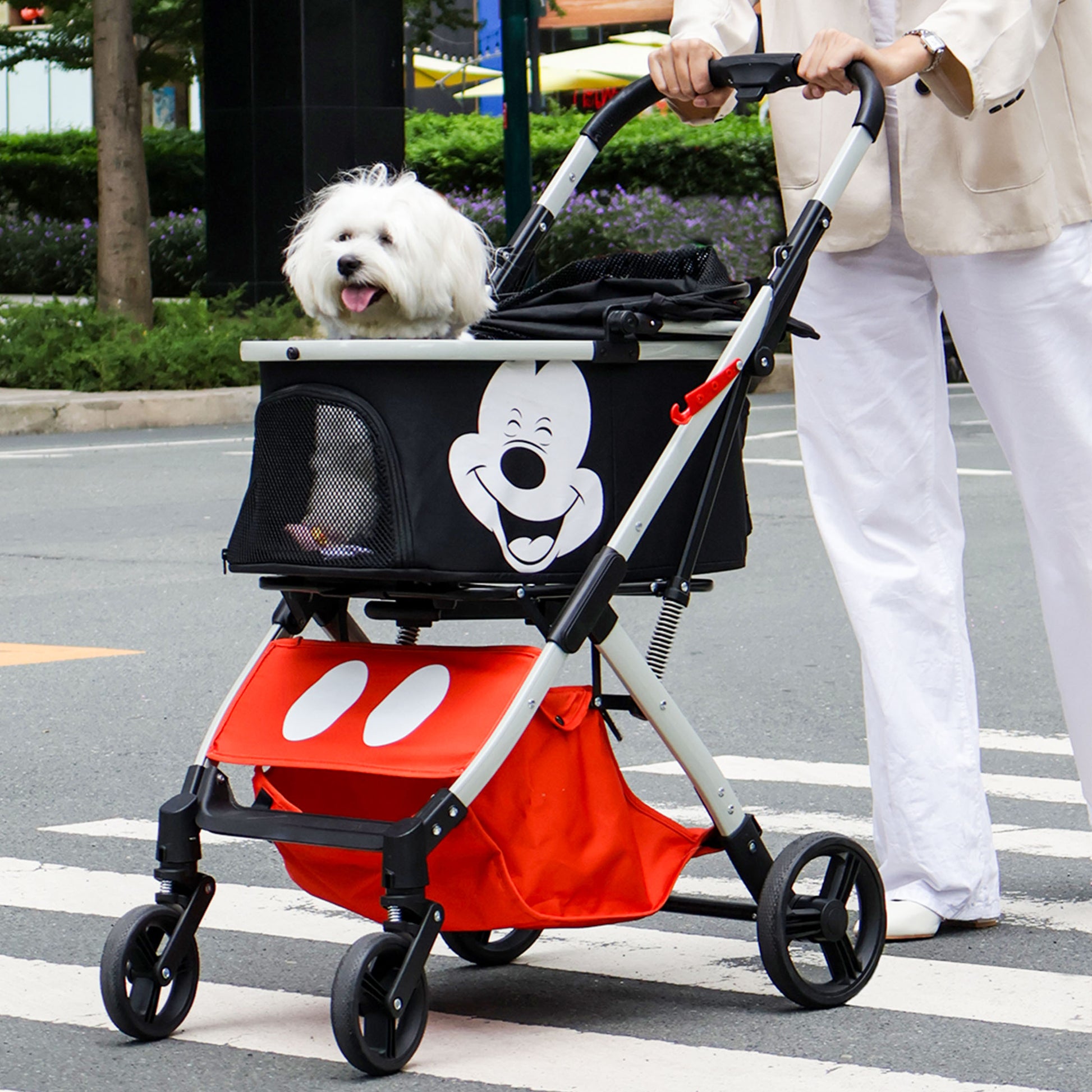 dog stroller singapore Official Disney Mickey Pet Stroller