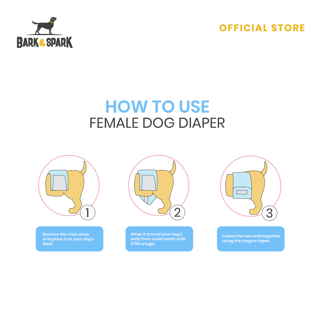 Official Disney Mickey Mouse Male Dog Wrap (BUY 1 GET 1)